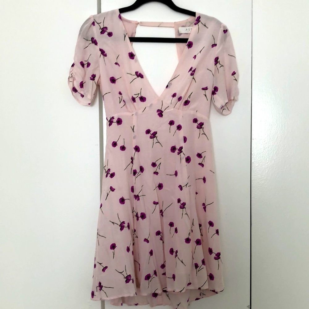 ASTR backless mini dress XS